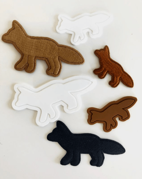 Kitsuné patches renard-min patch silicone